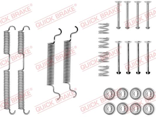 QUICK BRAKE Tarvikesarja, jarrukengät 105-0513